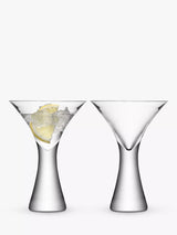 John Lewis LSA International Moya Cocktail Glass Set of 2 Clear 300ml- Buy online at McGrocer