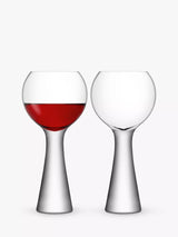 John Lewis LSA International Moya Wine Balloon Glasses, Set of 2, 550ml- Buy online at McGrocer