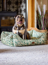 John Lewis Morris & Co. Willow Bough Pet Bed, Blue- Buy online at McGrocer