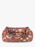 Morris & Co. strawberry thief dog bed red, imported from the UK