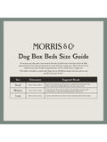 Morris & Co. strawberry thief dog bed red, imported from the UK