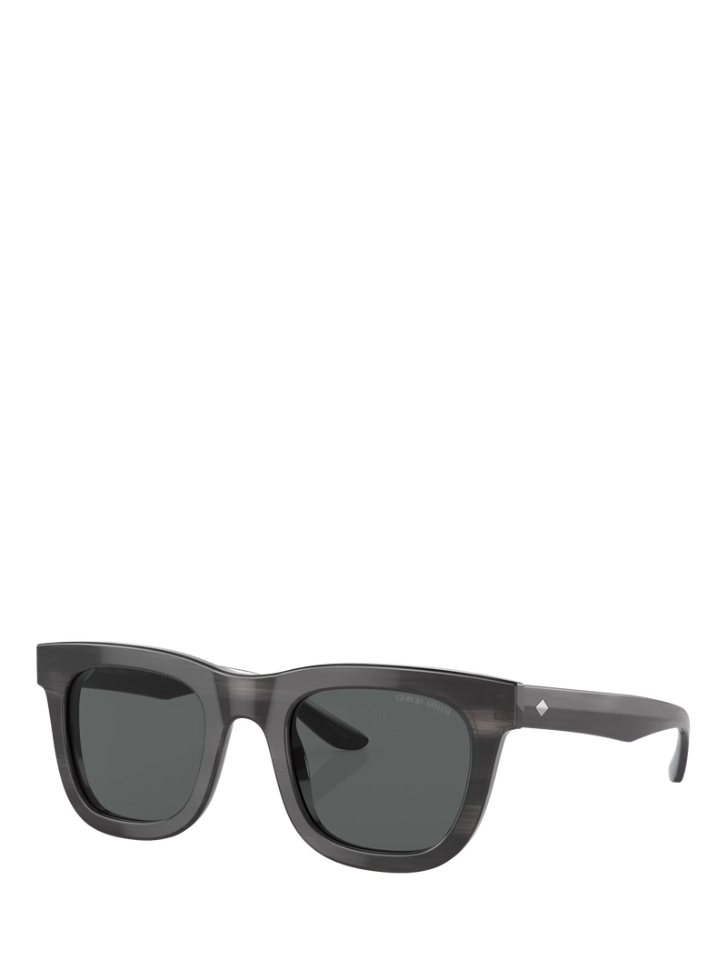 Armani Exchange D-Frame sunglasses polarised grey (British brand)