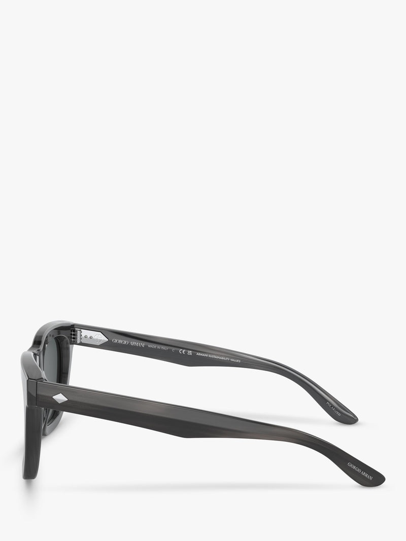 Armani Exchange D-Frame sunglasses polarised grey (British brand)