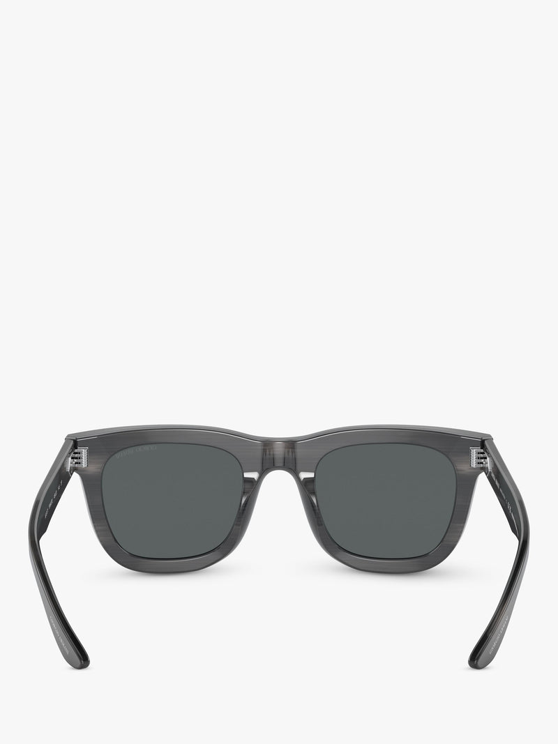 Armani Exchange D-Frame sunglasses polarised grey (British brand)
