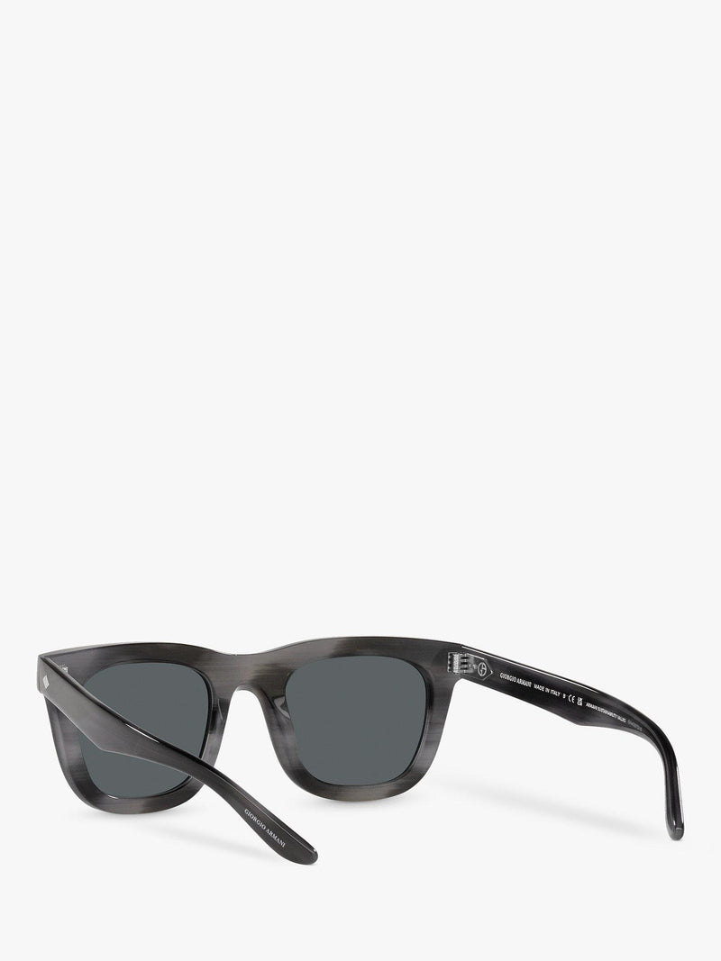 Armani Exchange D-Frame sunglasses polarised grey (British brand)