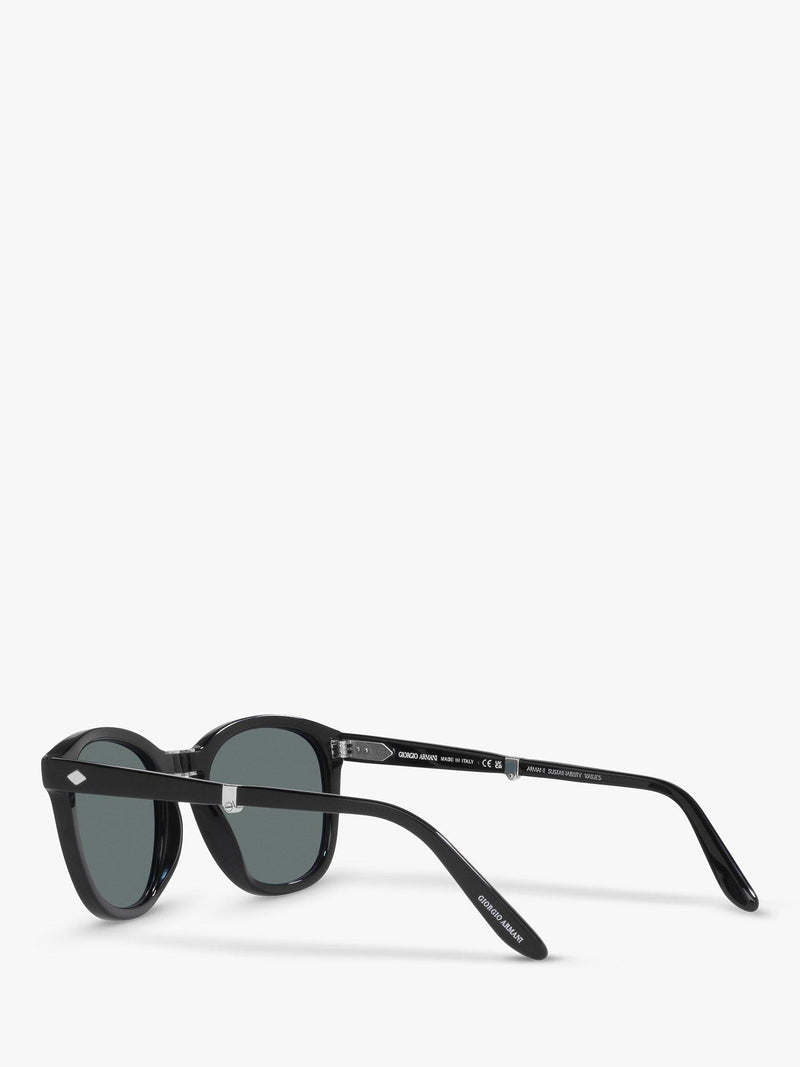 Armani Exchange AR8170 men's round sunglasses black (British brand)