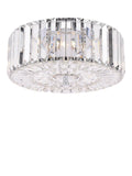 Laura Ashley Fernhurst flush ceiling light polished chrome - British product