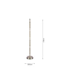 Laura Ashley Corey floor lamp in antique brass (British brand)