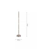 Laura Ashley Corey floor lamp in antique brass (British brand)