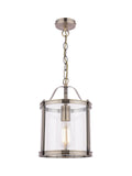 Laura Ashley pendant ceiling light in antique brass, UK version