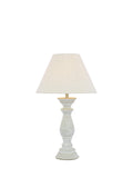 Laura Ashley Chedworth table lamp concrete base linen shade, UK version