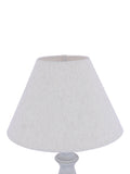 Laura Ashley Chedworth table lamp concrete base linen shade, UK version