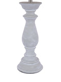 Laura Ashley Chedworth table lamp concrete base linen shade, UK version