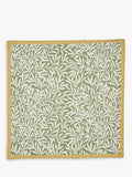 Morris & Co. Willow Boughs green cotton napkins set of 2 - British product