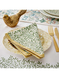 Morris & Co. Willow Boughs green cotton napkins set of 2 - British product
