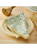 Morris & Co. Willow Boughs green cotton napkins set of 2 - British product