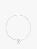 Dower & Hall keshi pearl necklace silver white - British product