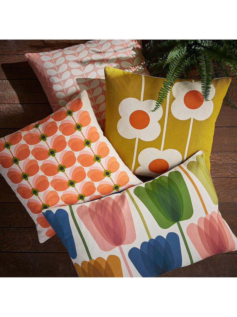 Orla Kiely rectangular cushion 40x60cm with floral print (British brand)
