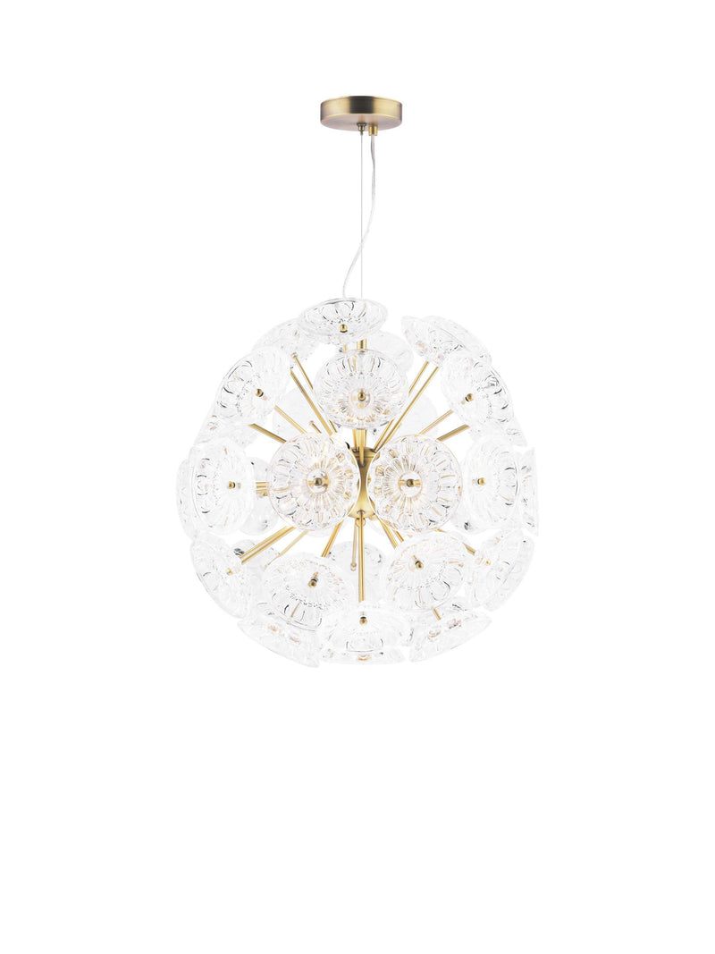 Laura Ashley Elwick pendant light antique brass (British brand)