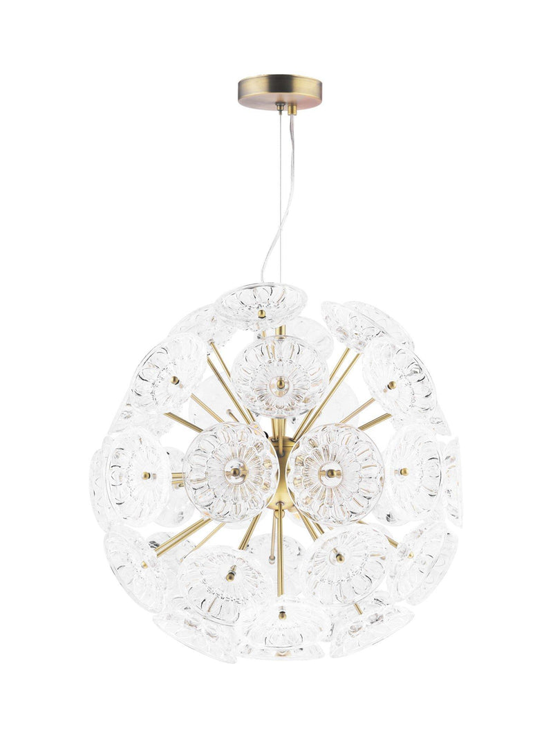 Laura Ashley Elwick pendant light antique brass (British brand)