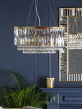 Laura Ashley Rhosill Grand ceiling light in antique brass - British product
