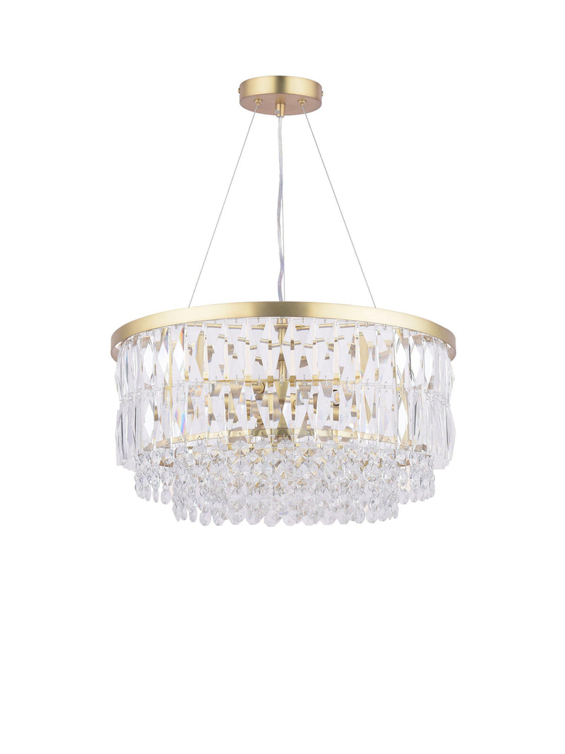 Laura Ashley Rhosill Grand ceiling light in antique brass - British product