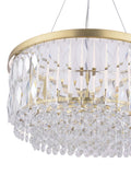 Laura Ashley Rhosill Grand ceiling light in antique brass - British product