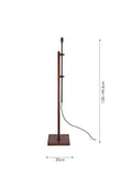 Laura Ashley Burdale floor lamp base antique brass - British product