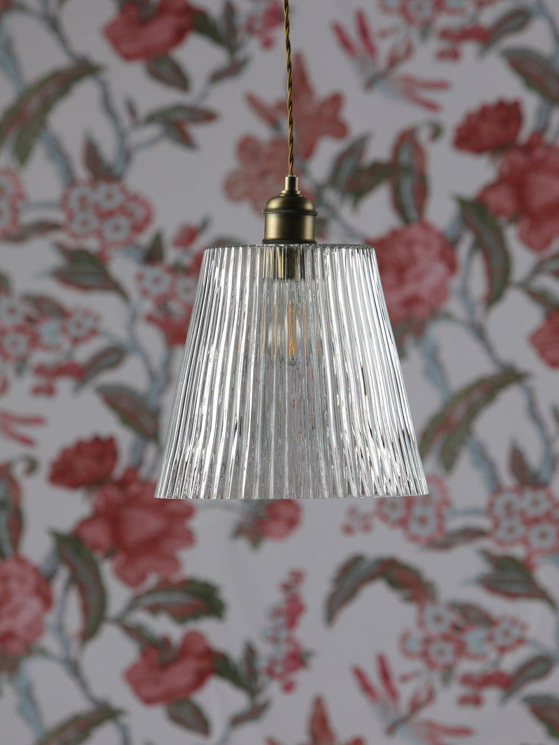 Laura Ashley Callaghan pendant ceiling light antique brass (British brand)