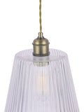 Laura Ashley Callaghan pendant ceiling light antique brass (British brand)