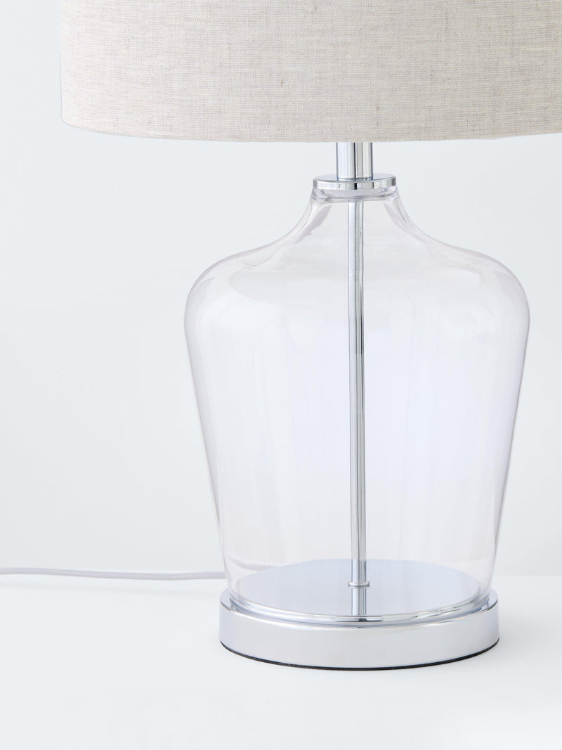Laura Ashley Ockley touch table lamp polished chrome - British product