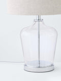 Laura Ashley Ockley touch table lamp polished chrome - British product
