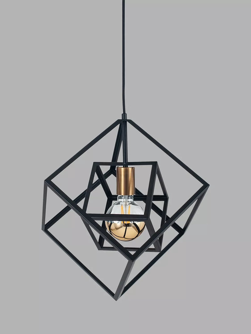 Pacific Alessio pendant ceiling light black matte, imported from the UK