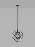 Pacific Alessio pendant ceiling light black matte, imported from the UK