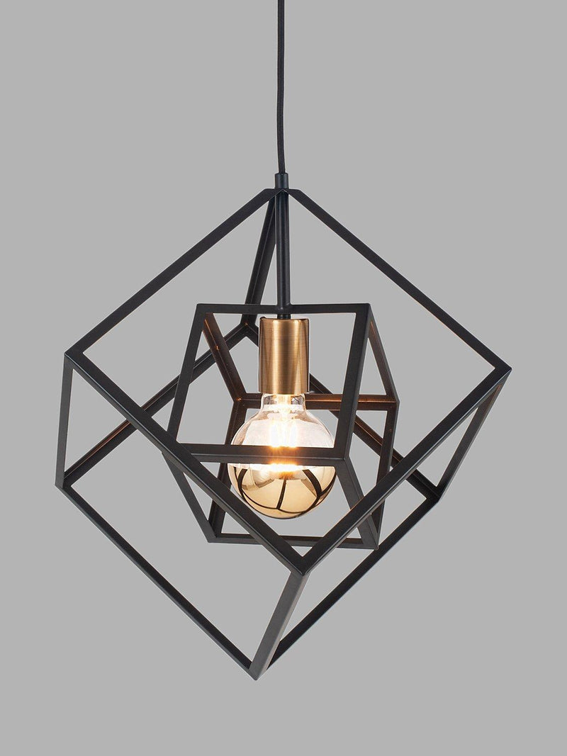 Pacific Alessio pendant ceiling light black matte, imported from the UK