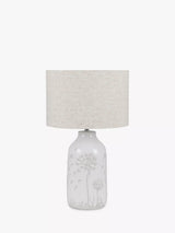 John Lewis Pacific Flora Ceramic Table Lamp, White- Buy online at McGrocer