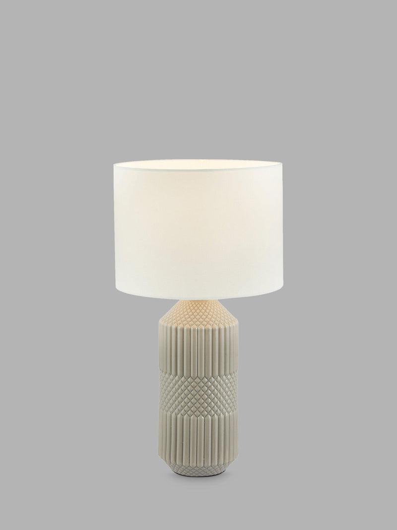 Pacific Meribel ceramic table lamp grey - British product