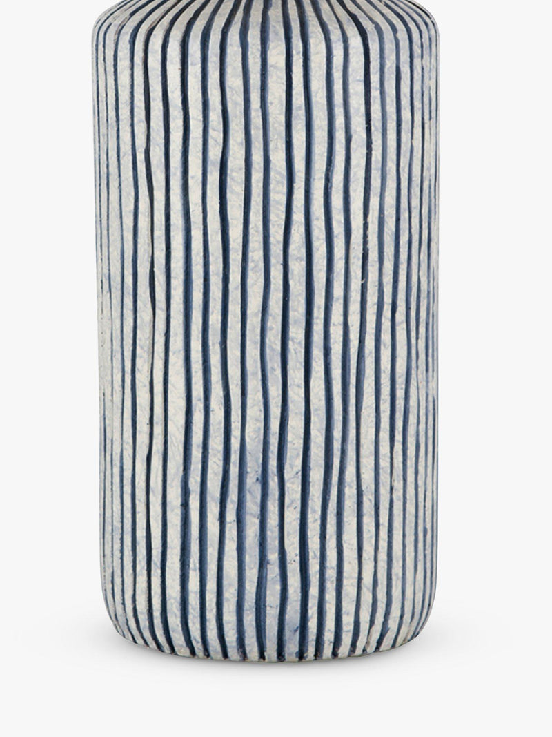 Pacific Bude glazed table lamp blue - British product
