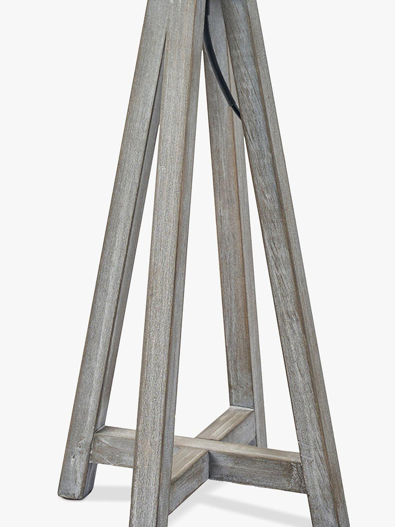 Pacific wooden table lamp grey Whitby, imported from the UK