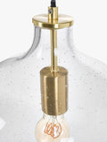 Pacific clear bubble pendant light, imported from the UK