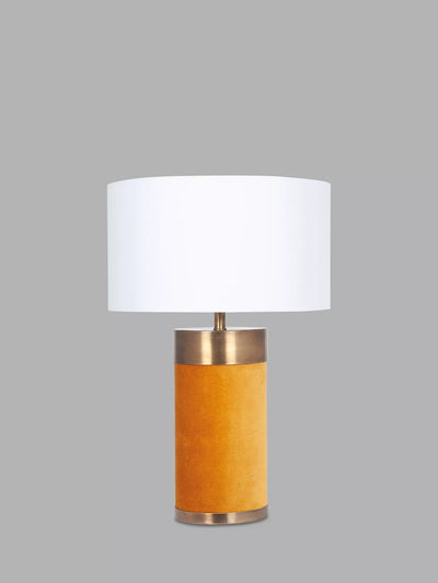 John Lewis Pacific Dempsey Metallic Table Lamp, Mustard- Buy online at McGrocer