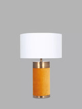 John Lewis Pacific Dempsey Metallic Table Lamp, Mustard- Buy online at McGrocer