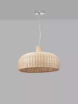 John Lewis Pacific Caswell Rattan Dome Pendant Ceiling Light, Natural- Buy online at McGrocer