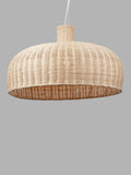 Pacific Caswell rattan dome pendant ceiling light natural finish British brand