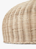 Pacific Caswell rattan dome pendant ceiling light natural finish British brand