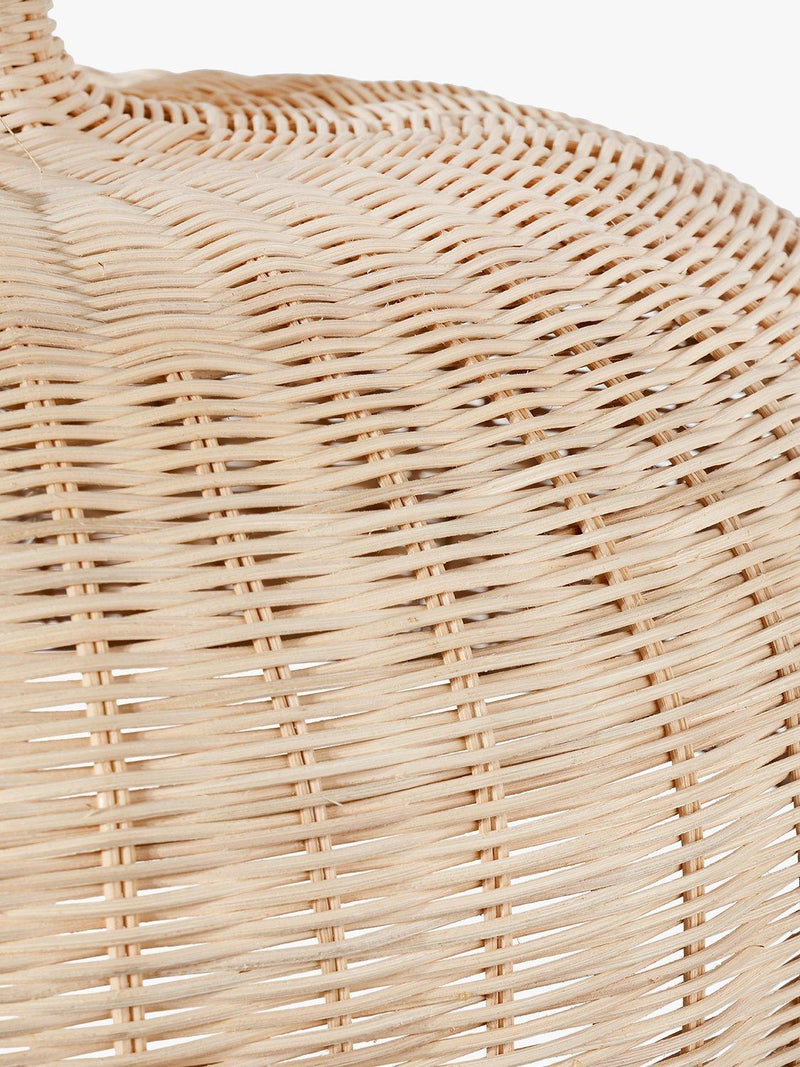 Pacific Caswell rattan dome pendant ceiling light natural finish British brand