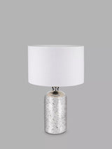 John Lewis Pacific Ophelia Mercurial Glass Table Lamp, Silver- Buy online at McGrocer