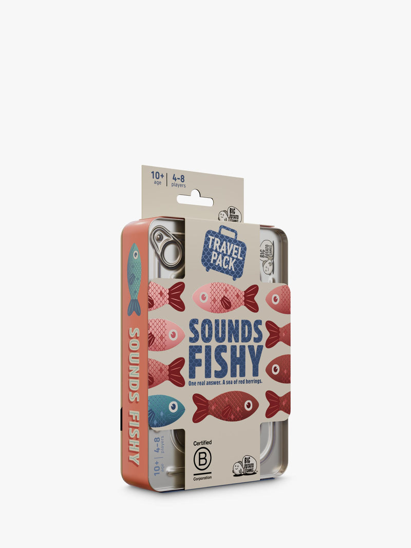 Big Potato Sounds Fishy Mini Travel Game - British product