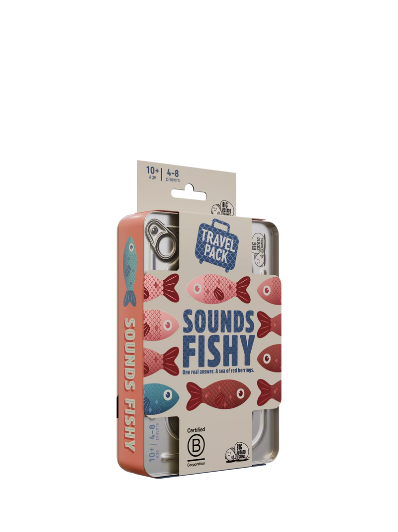 Big Potato Sounds Fishy Mini Travel Game - British product