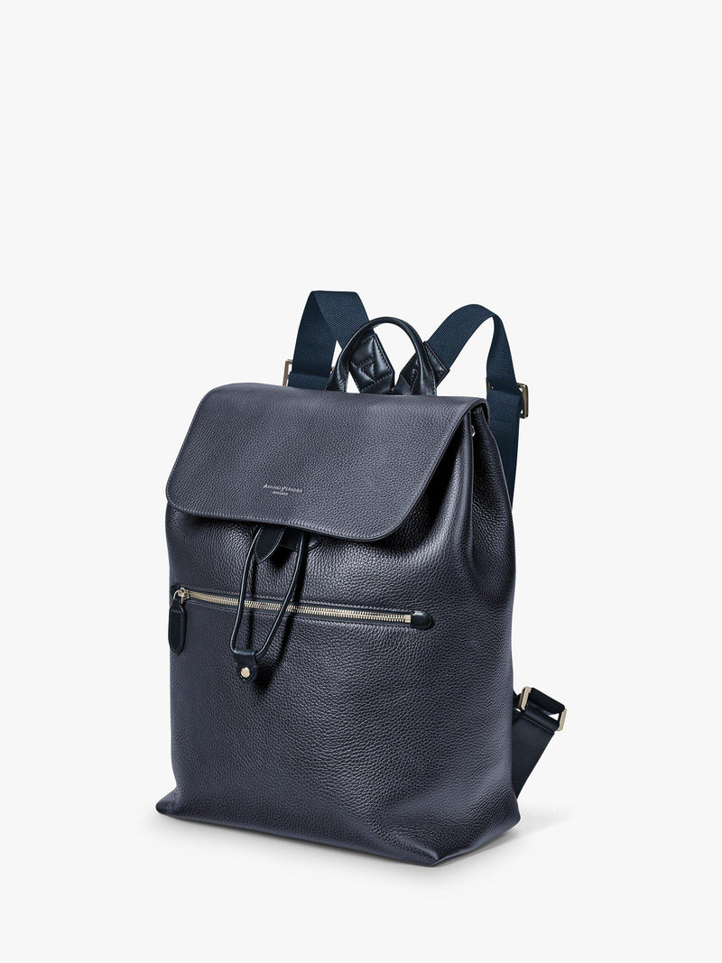 Aspinal of London Reporter Leather Backpack, imported from the UK